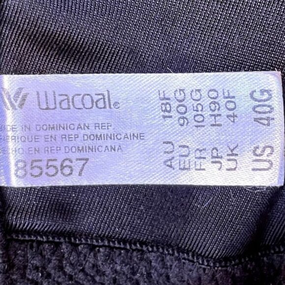 Wacoal Awareness Seamless Underwire Bra for Comfort and Support Black 40G - Picture 5 of 5